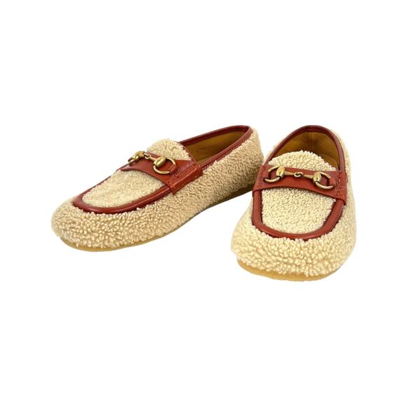 Gucci Horsebit Shearling Slippers - Picture 1 of 7
